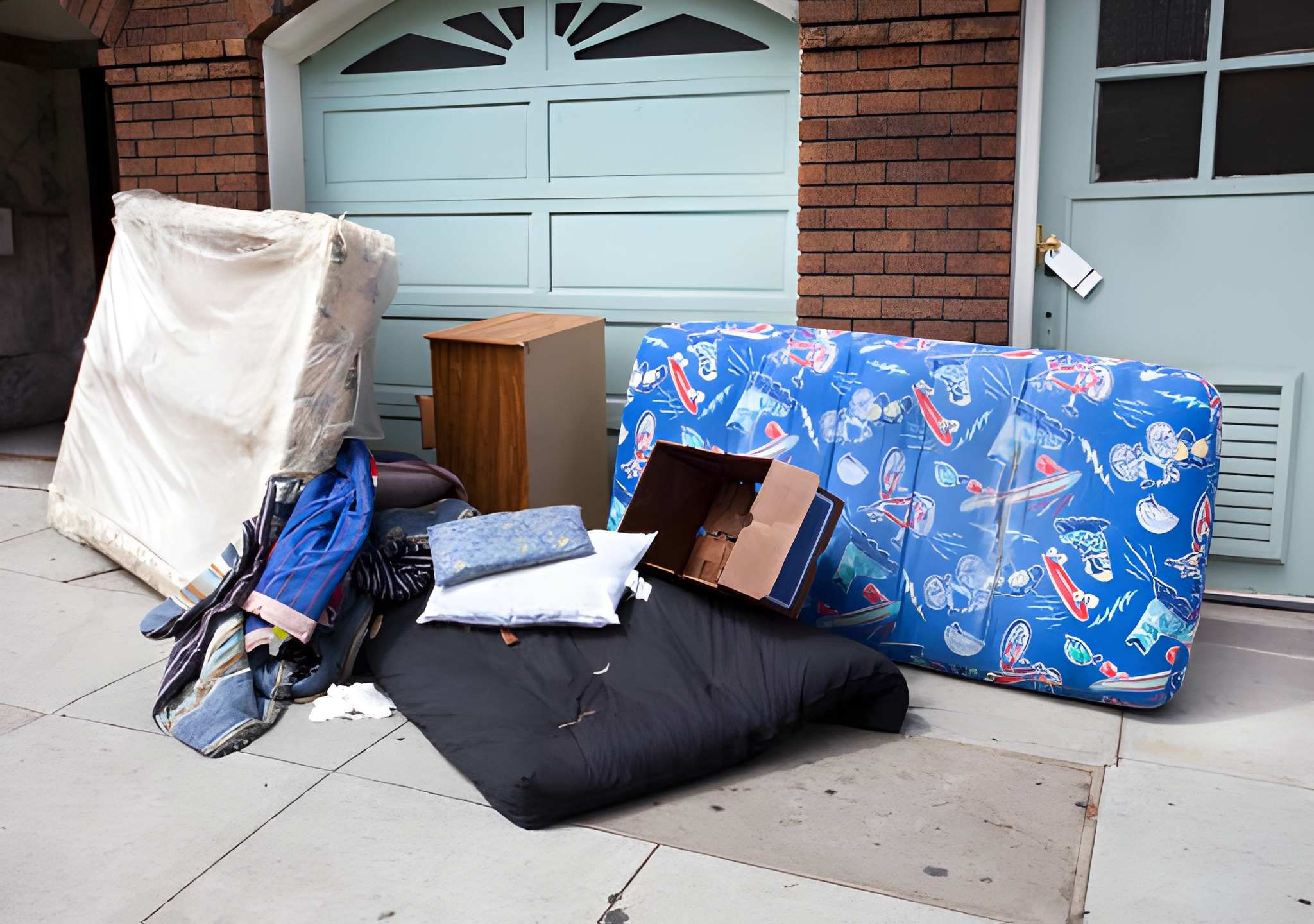 Mattress and box spring removal
