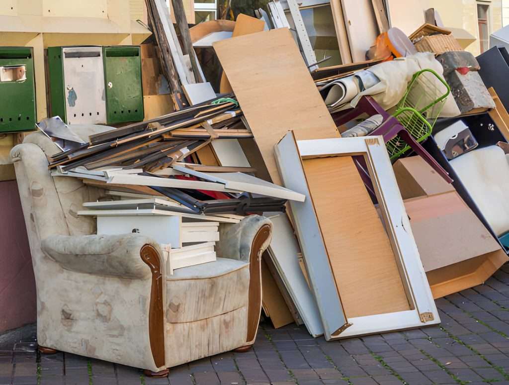 Hoarding cleanup in progress