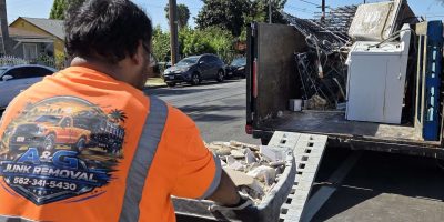 Electronic waste collected for recycling